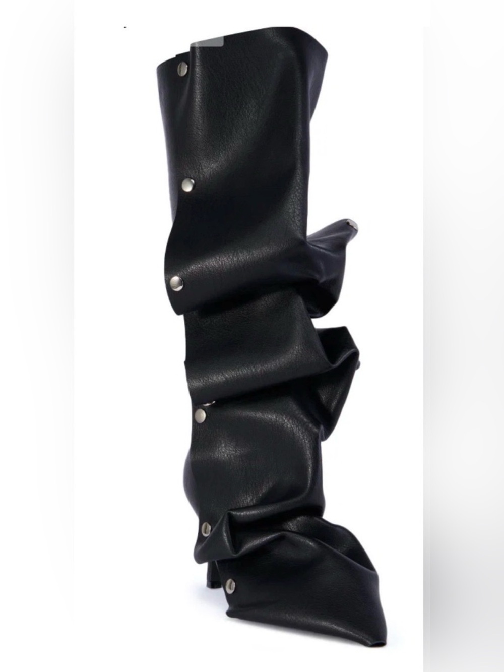 Studded Slouch Boots w/removable sleeve